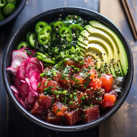 Poke bowl de atún