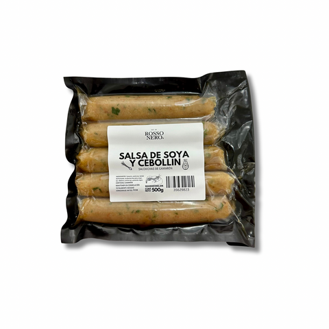 Salchicha de camarón salsa de soya & cebollín 500g