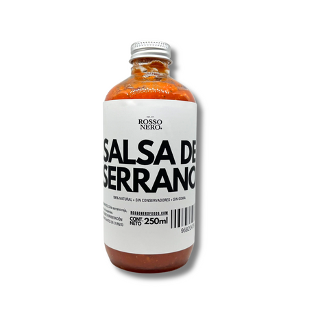 Salsa serrano rojo 250ml
