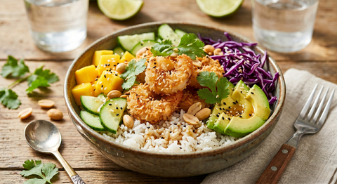 Bowl Thai de Camarón al Coco